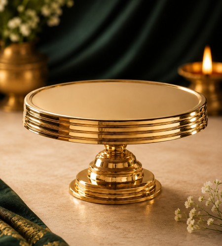 Brass Peedom – Traditional Handmade Kerala Brass Stand